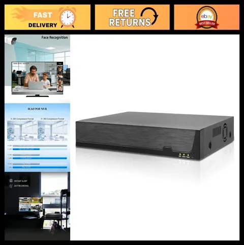 12MP 6CH POE NVR Network Video Recorder for Home Security Camera System