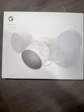 Google Nest Cam with Floodlight - Outdoor/Wired - Smart Security Camera - Snow