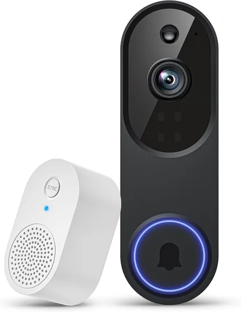 1080P Wireless Video Doorbell Camera, AI Human Detection, 2-Way Talk, Night 