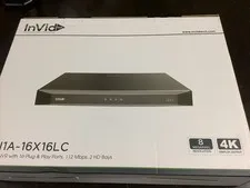 InVid Tech VN1A-16X16LC 16 Channel NVR 8MP 4K HDMI Output ONVIF Support