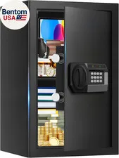 3.4 Cub Large Safes for Home Use Fire and Water Proof, Anti-Theft Digital Securi