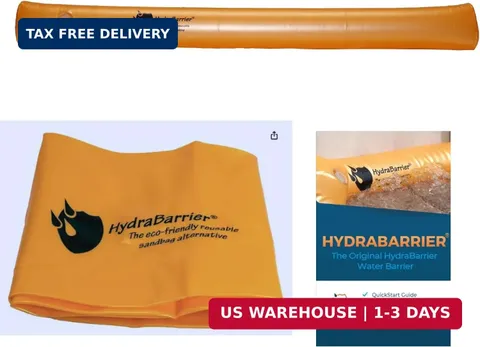 The Original HydraBarrier Ultra Flood Barrier - 12 ft Long x 6 in High - Light,