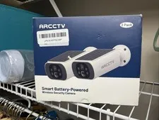 ARCCTV 4MP   2 Solar Battery Wireless Security Cameras