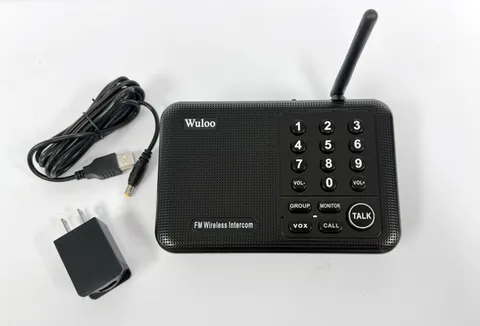 Wuloo Wireless Intercom System, 5280ft Range, 10-Channel Home Office 1 PC