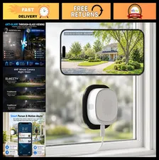 2.5K WiFi Indoor Security Camera, AI Night Vision, Motion Detection, 24/7 Record