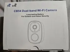 CB54 Dual Band WiFi Outdoor Security Camera 2K Long Last Battery Weather Proof
