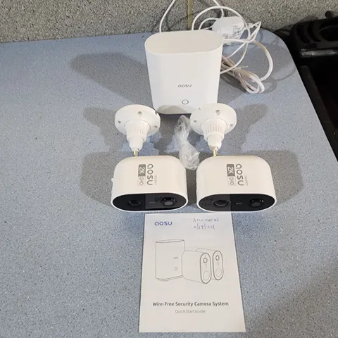 2K QHD Battery Security Cameras Wireless Outdoor System, 2-Cam-Kit C6P2AH11