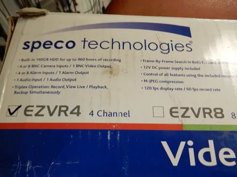 Speco Technologies EZVR  4 Port Camera DVR