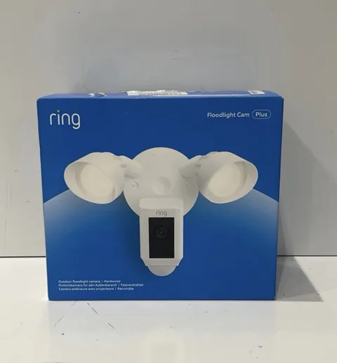 Ring Floodlight Cam Wired Plus Surveillance Camera - White