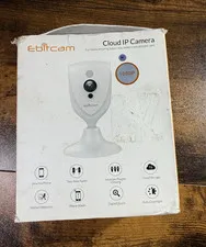 Ebitcam Cloud IP Camera 1080p Wi-Fi Indoor IP Security Cam, Motion, 2-Way, Cloud