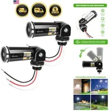 2-Pack, Dusk to Dawn/Day Night Sensor, Photoelectric Switch, Photo Cell Senso...
