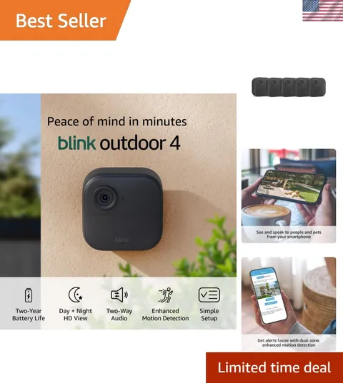 Outdoor 4 [Newest Model] - Keep an eye on your package deliveries, pets, and ...