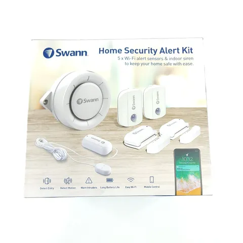 Swann Home Security Alert Kit 2 Door/Widow 2 Motion 1 Water Leak Sensor 1 Siren