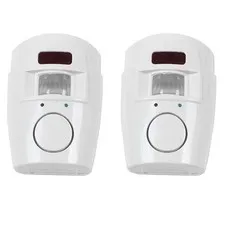2X Home Security Alarm System  Detector +4X Remote Controllers Pir Infrared5606