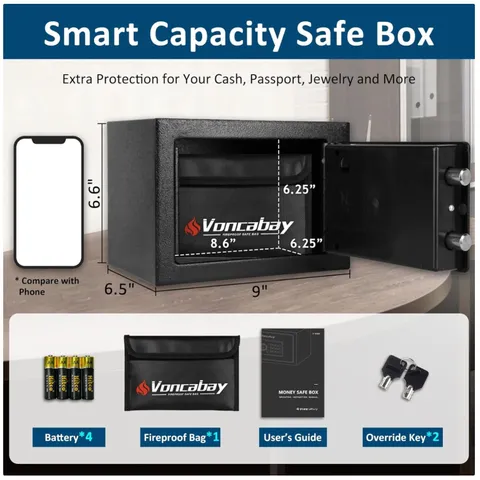 Intelligent Sensor Light Security Safe Box