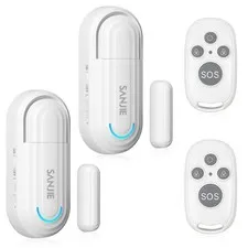 Sanjie Pool Door Alarms for Kids Safety/Home Security/Dementia,4 Working Mode...