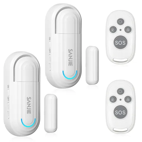 Sanjie Pool Door Alarms for Kids Safety/Home Security/Dementia,4 Working Mode...