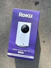 Roku Smart Home Indoor Camera 360° SE Wi-Fi - Connected Wired  SEALED!