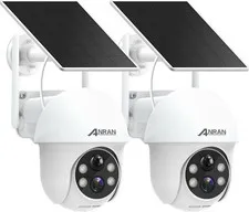 ANRAN 2K Security Camera Wireless Outdoor Solar Outdoor Camera with 360° View-C1