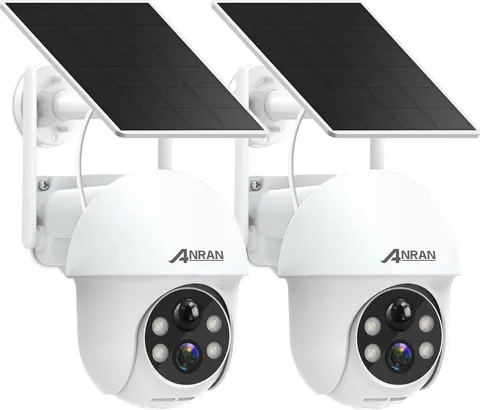 ANRAN 2K Security Camera Wireless Outdoor Solar Outdoor Camera with 360° View-C1