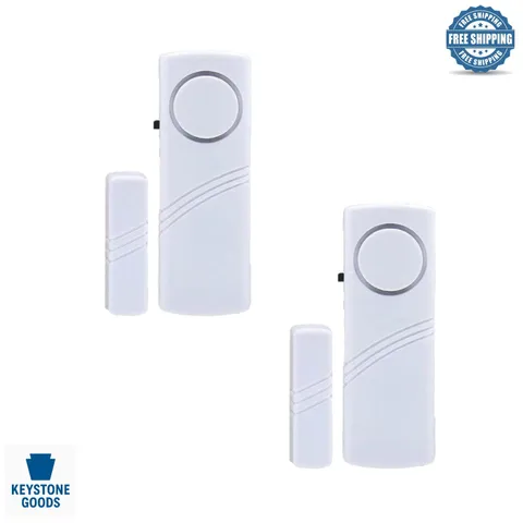 2 Pack Wireless Door Window Alarms for Home & Safety