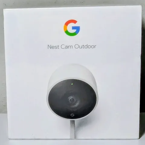 Google Nest Cam Outdoor 1080p IP Surveillance Camera, Wi-Fi/Wired, White