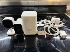 Eufy Security Camera System Indoor/Outdoor 3 Cameras and Homebase2