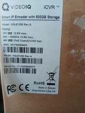 VideoIQ VIQ-E1050 IP Encoders W/ Onboard Adaptive Analytics Onboard NVR Storage