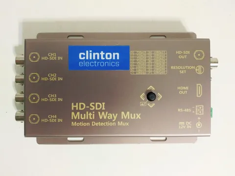 Clinton Electronics HD-SDI Motion Detection Multi-Way Mux HDMI 4Ch SC-HD04M