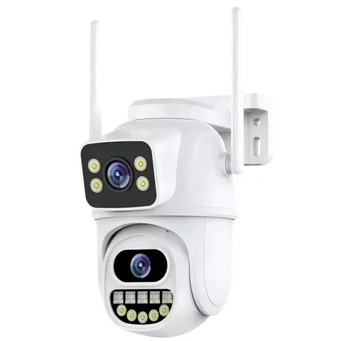 Unbranded 360° WiFi Security Camera Dual Lens 8MP Pan Tilt IP66 Waterproof