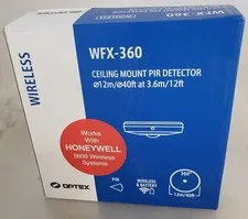 Optex WFX-360HW Ceiling Mount Wireless PIR Director 12m/40ft at 3.6m/12ft *NEW*