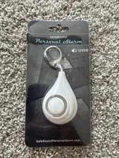 Safesound Personal Alarm 125DB - White New In Plastic