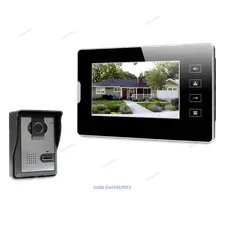 7inch Video Door Entry Security Intercom with Touch Panel Monitor for Apartment