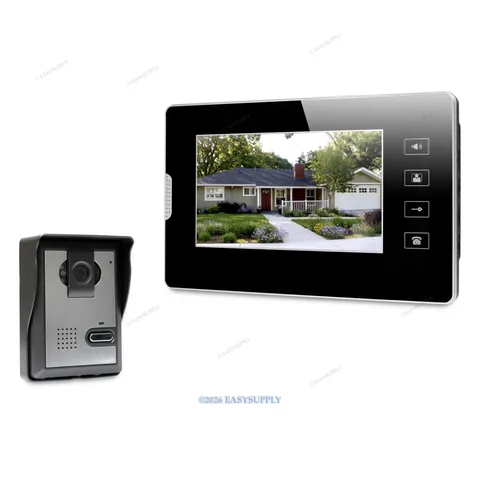 7inch Video Door Entry Security Intercom with Touch Panel Monitor for Apartment