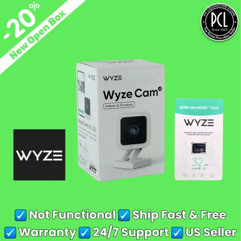 ✅【NEW】Wyze Cam V3 WYZEC3・In/Out Surveillance Camera・32GB microSD Card・✅