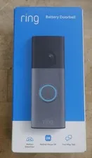 New Sealed Ring Battery Doorbell (2nd Gen) Speckled Gray Retinal Vision 2K