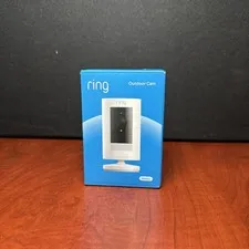 Ring Stick Up Cam Battery Wireless Outdoor/Indoor Camera White (5552) New