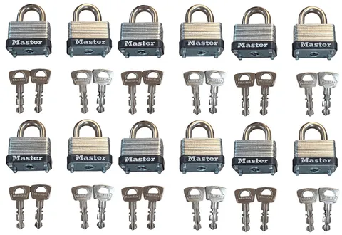 12-PACK Master Lock 1-1/2 in. Warded Padlock Body KAA