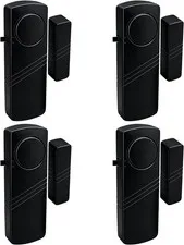 2 Pack Loud Window & Door Alarm Sensors for Home & Kids Safety or