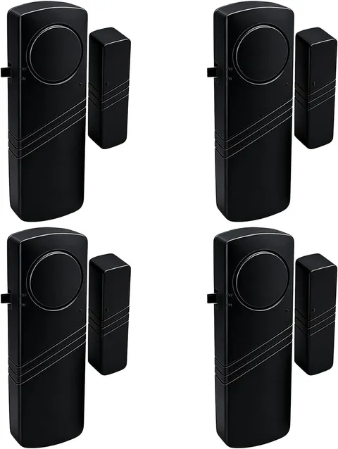 2 Pack Loud Window & Door Alarm Sensors for Home & Kids Safety or
