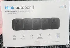 Blink Outdoor 4 Wireless Security Camera System 5 Cameras Wi-Fi Alexa Night HD
