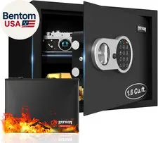 [ 1.6 Cu.Ft. ] Fireproof Safe for Home,Document Safe Box Office,Digital Security