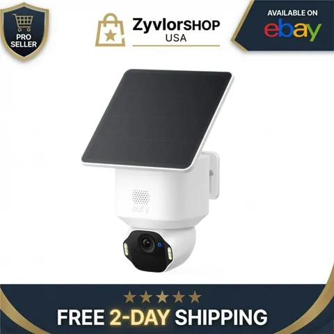 eufy Security SoloCam E42 4K Solar Security Camera AI Tracking