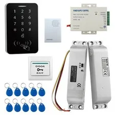 RFID Door Access Control System Keypad Kit 12V Electric Drop Bolt Lock Entry
