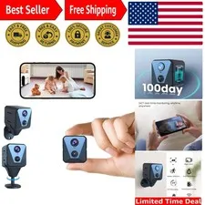 2025 Mini Security Camera: Superior 4K Vision, Easy Install, Long Standby Life