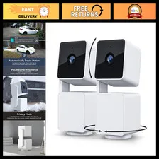 1080p Wi-Fi Security Camera 2-Pack - Indoor/Outdoor, Pan/Tilt/Zoom, Night Vision