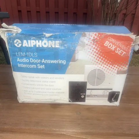 Aiphone LEM-1DLS Audio Door-Answering Intercom Set LEM-1DL LE-D PT-1210N Manual