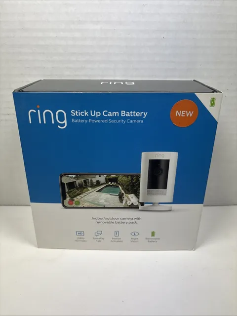 Ring Stick Up Cam Battery HD Security Camera | Factory Sealed Brand New