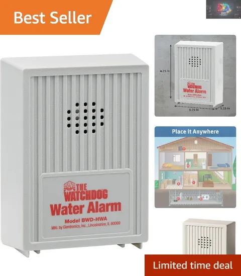 Basement Watchdog 110dB Water Alarm with Detachable Sensor