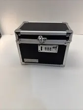 Vaultz Locking Storage Box Combination Lock Personal Safe Medicine Cash Box Blac